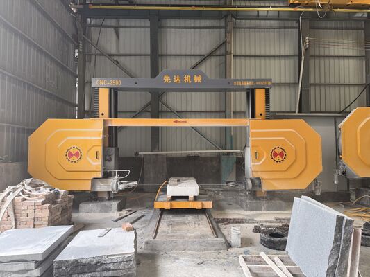 Mesin Gergaji Kawat Berlian CNC Empat Sumbu dengan Ukuran Pemrosesan Maksimal 2500*3000*1500mm dan Reducer & Motor Servo Presisi Tinggi
