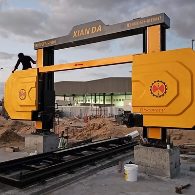 Mesin Gergaji Kawat Berlian CNC 4-Sumbu Discovery-4 dengan Motor Magnet Permanen 15KW untuk Pemotongan Batu 2000*2300*1500mm