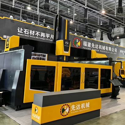Leader 1500 1500CM 5 Axis CNC Stone Machining Center Granite Marble Quartz Cutting Milling Equipment Untuk Countertop Kolom Romawi