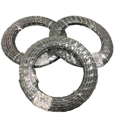 Alat Profil Granit Diamond Wire Saw Rope Cutting Stone 8.8mm