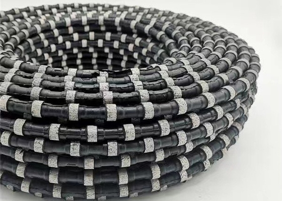 Alat Penggalian Marmer Diamond Wire Saw Rope Untuk Memotong Batu 11.5mm