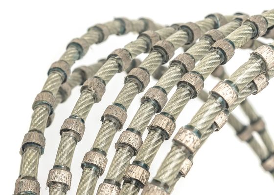 Granit Block Dressing Tools Diamond Wire Saw Rope Diamond Cable Saw 11mm