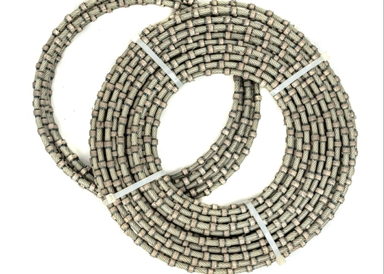 Granit Block Dressing Tools Granite Diamond Wire Saw Untuk Memotong Batu 11mm