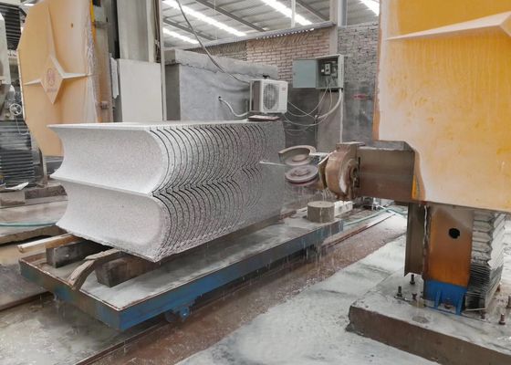 Profil Marmer Granit Kolom Mesin Ukiran Batu CNC Diamond Wire Saw
