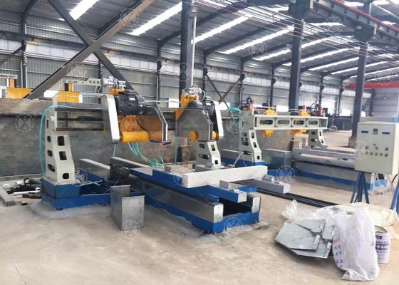 Mesin Pemotong Tepi Batu Empat Pisau Untuk Slab Kolom