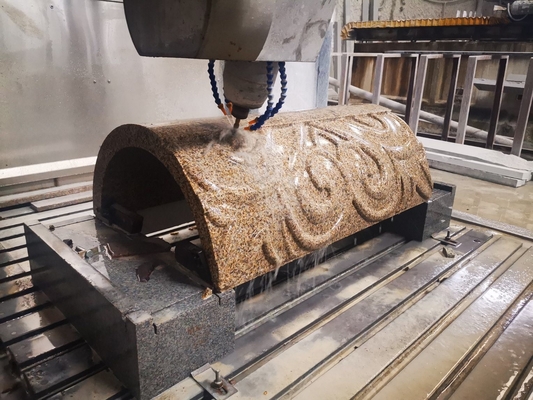 Mesin Pemotong Plasma 4 Sumbu Mesin Ukiran Batu CNC 7.5kw