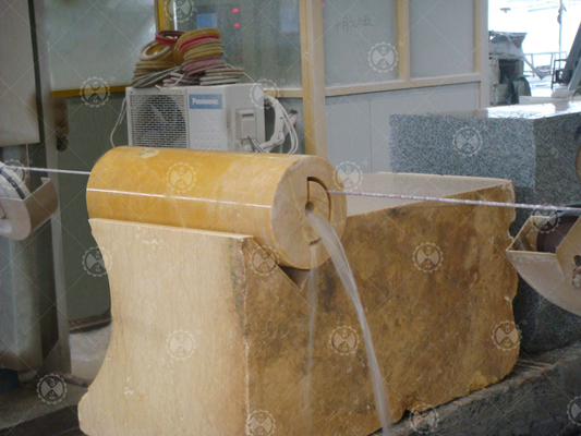 Mesin Pemotong Granit Batu Berlian Otomatis Multi Wire Saw Mono CNC