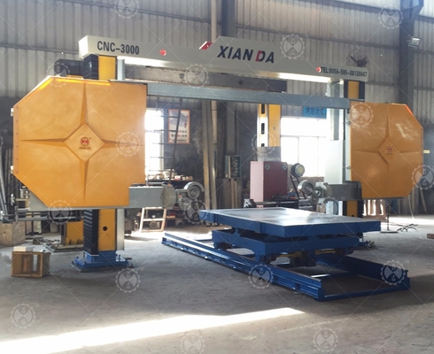 Diamond Wire Saw Stone Profiling Mesin Pemotong 11kw