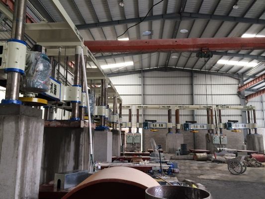 Mesin Pemotong Kolom Batu Gantry Empat Silinder Untuk Slab Kolom