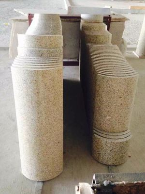 Mesin Pemotong Kolom Batu PLC Circular Slab Polishing Machine