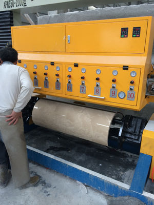Mesin Pemotong Kolom Batu PLC Circular Slab Polishing Machine