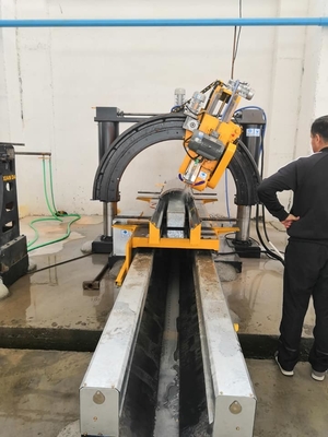 Mesin Pemotong Batu Slot Pilar Romawi Otomatis 7.5kw