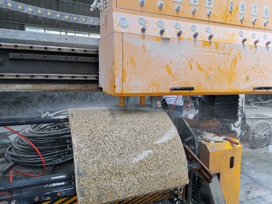 380V Circular Slab Polishing Machine Untuk Pemrosesan Kolom Berongga