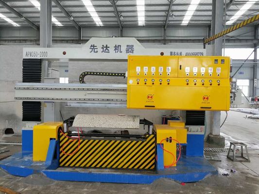 PLC Circular Stone Slab Polishing Machine Untuk Memproses Kolom Berongga