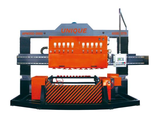 PLC Circular Stone Slab Polishing Machine Untuk Memproses Kolom Berongga