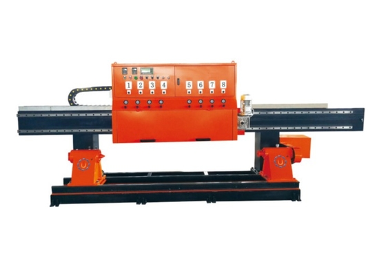 PLC Multi Heads Solid Column Stone Slab Polishing Machine Untuk Profiling
