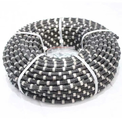 Penggalian Marmer Marmer Diamond Wire Saw Cutting Stone Batu Pasir 11.5mm