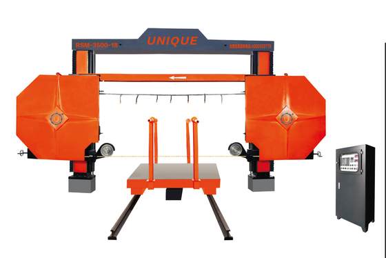 19kw Block Stone Cutting Wire Saw Cutting Machine Untuk Granit 3500X3500X2100mm
