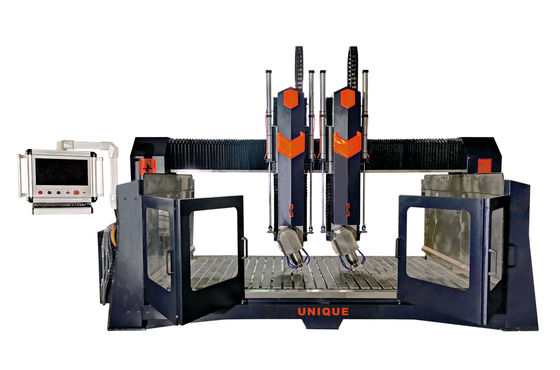 4 Axis Cutting Stone Ukiran CNC Router Untuk Kaki Meja Benda Silinder