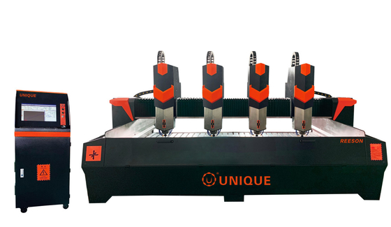 Mesin Pemotong Ukiran Granit 3 Sumbu CNC Router Mesin Ukiran Batu