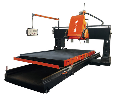 PLC CNC Gantry Type Linear Thinner Stone Profile Mesin Pemotong 600mm